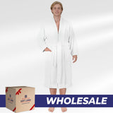 American Soft Linen Luxury Men’s Fleece Bathrobe – Ultra Soft, Warm & Lightweight Plush Robe Wholesale