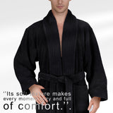 American Soft Linen Luxury Men’s Fleece Bathrobe – Ultra Soft, Warm & Lightweight Plush Robe Wholesale