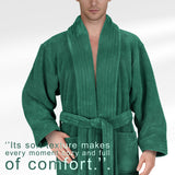 American Soft Linen Luxury Men’s Fleece Bathrobe – Ultra Soft, Warm & Lightweight Plush Robe Wholesale