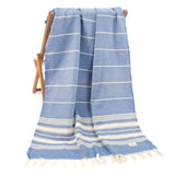 American Soft Linen Turkish Peshtemal Beach Towels, Cotton 4 Pack, 40" x 70" Size, Swim Towels for Beach and Pool Towels
