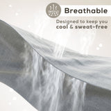 American Soft Linen 100% Washed Cotton Percale Duvet Cover Set – Soft Breathable Bedding Set with Pillow Shams