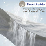 American Soft Linen 100% Washed Cotton Percale Duvet Cover Set – Soft Breathable Bedding Set with Pillow Shams