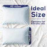 American Soft Linen 100% Washed Cotton Percale Pillowcase Set (2 Pack) – Soft Breathable Pillow Covers