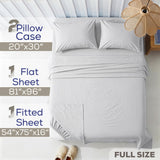 American Soft Linen 100% Washed Cotton Percale Sheet Set – Soft Breathable Bedding with Pillowcases