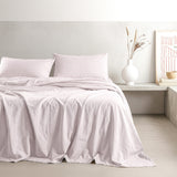 American Soft Linen 100% Washed Cotton Percale Sheet Set – Soft Breathable Bedding with Pillowcases