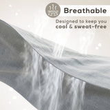 American Soft Linen 100% Washed Cotton Percale Sheet Set – Soft Breathable Bedding with Pillowcases
