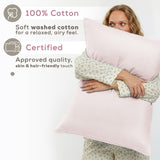 American Soft Linen 100% Washed Cotton Percale Sheet Set – Soft Breathable Bedding with Pillowcases