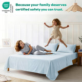American Soft Linen 100% Washed Cotton Percale Sheet Set – Soft Breathable Bedding with Pillowcases