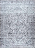 Barny Gray Denim Washable Rug - Clearance