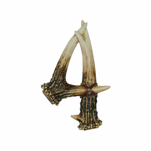 Antler Address Number Four, Set of 6