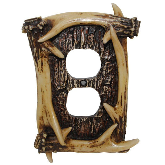 Antler Outlet Cover Wall Plate, 4 MOQ