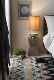 Aringay Aqua Textured Table Lamp