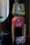 Arte Casa Ceramic Water Dispenser: Berry Wine