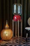Arte Casa Ceramic Water Dispenser: Terracotta Red