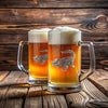 Alligator Beer Mugs - Set of 2