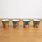 10" x 12" Handmade Mexican Talavera Ceramic Planter