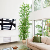 11’ Artificial Green Bamboo Tree