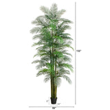 12' UV Resistant Artificial Areca Palm Tree (Indoor/Outdoor)