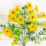 13" UV Daisy Flower Bush Plant (Indoor/Outdoor)- Set of 12