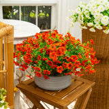 13" UV Daisy Flower Bush Plant (Indoor/Outdoor)- Set of 12