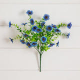 13" UV Daisy Flower Bush Plant (Indoor/Outdoor)- Set of 12