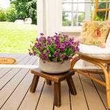 13" UV Daisy Flower Bush Plant (Indoor/Outdoor)- Set of 12