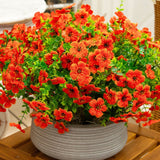 13" UV Daisy Flower Bush Plant (Indoor/Outdoor)- Set of 12