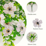 13" UV Daisy Flower Bush Plant (Indoor/Outdoor)- Set of 12