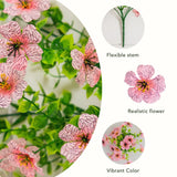 13" UV Daisy Flower Bush Plant (Indoor/Outdoor)- Set of 12