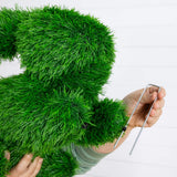 13" UV Resistant Artificial Grass Garden Plush Topiary Bunny Rabbit (Indoor/Outdoor)