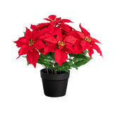 15" Artificial Poinsettia Plant