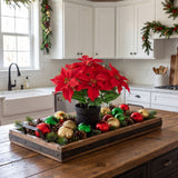 15" Artificial Poinsettia Plant