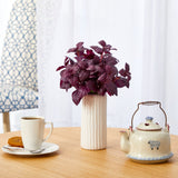 15” Basil Artificial Plant in White Planter