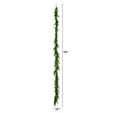 15' Artificial Real Touch Norfolk Island Pine Garland with Natural Look