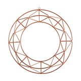 16” Geometric Copper Wall Decor
