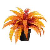 17” Autumn Artificial Fall Boston Fern Plant