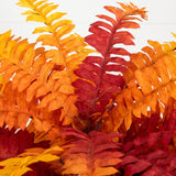 17” Autumn Artificial Fall Boston Fern Plant