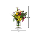 18" Artificial Spring Floral Arrangement