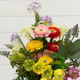 18" Artificial Spring Floral Arrangement