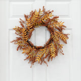 18” Harvest Berry Artificial Wreath