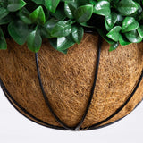 18" UV Resistant Artificial Gardenia Hanging Basket (Indoor/Outdoor)