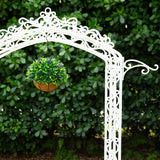 18" UV Resistant Artificial Lavender Hanging Basket (Indoor/Outdoor)