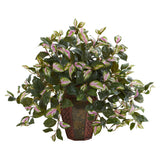20" Hoya Faux Plant in Decorative Planter