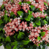 21" UV Resistant Artificial Mini Gardenia Hanging Basket (Indoor/Outdoor)
