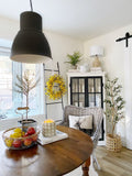 22” Forsythia Artificial Wreath