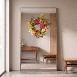 24" Artificial Mixed Peony Wreath