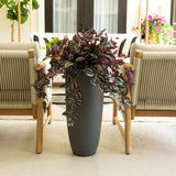 24" UV Resistant Artificial Wandering Jew Hanging Plant (Indoor/Outdoor)- Set of 3