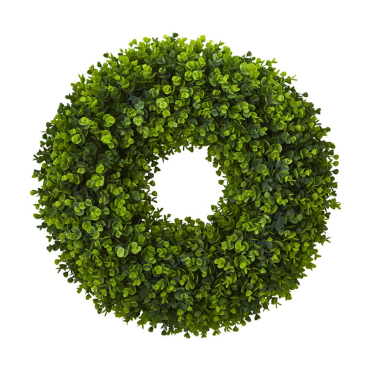 25” Eucalyptus Artificial Wreath