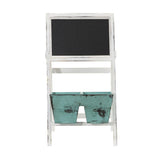 26” Farmhouse Multipurpose Bin and Chalkboard Stand