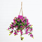 28” Bougainvillea Hanging Basket UV (Indoor/Outdoor)